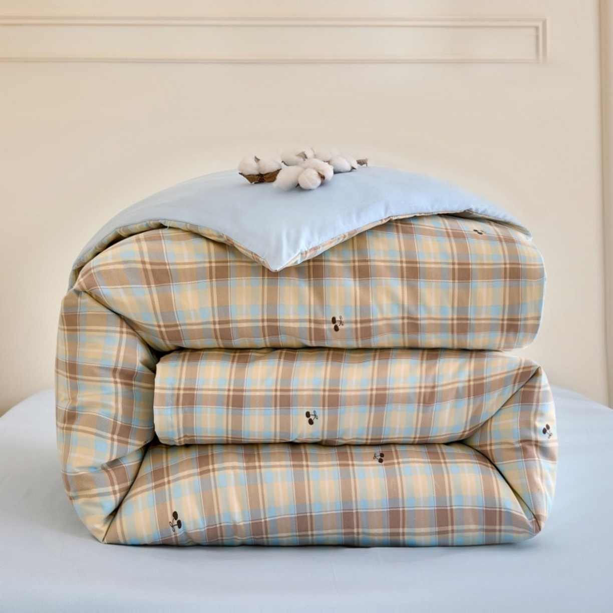 91家纺网 家纺一手货源 找家纺 好宜家纺 2025新款可拆洗新疆棉花被冬被春秋被夏凉被家用学生宿舍被子空调被芯四季通用 【批发团购价更优】【免费打包代发】【量大免费送货上门】 樱桃小格-兰