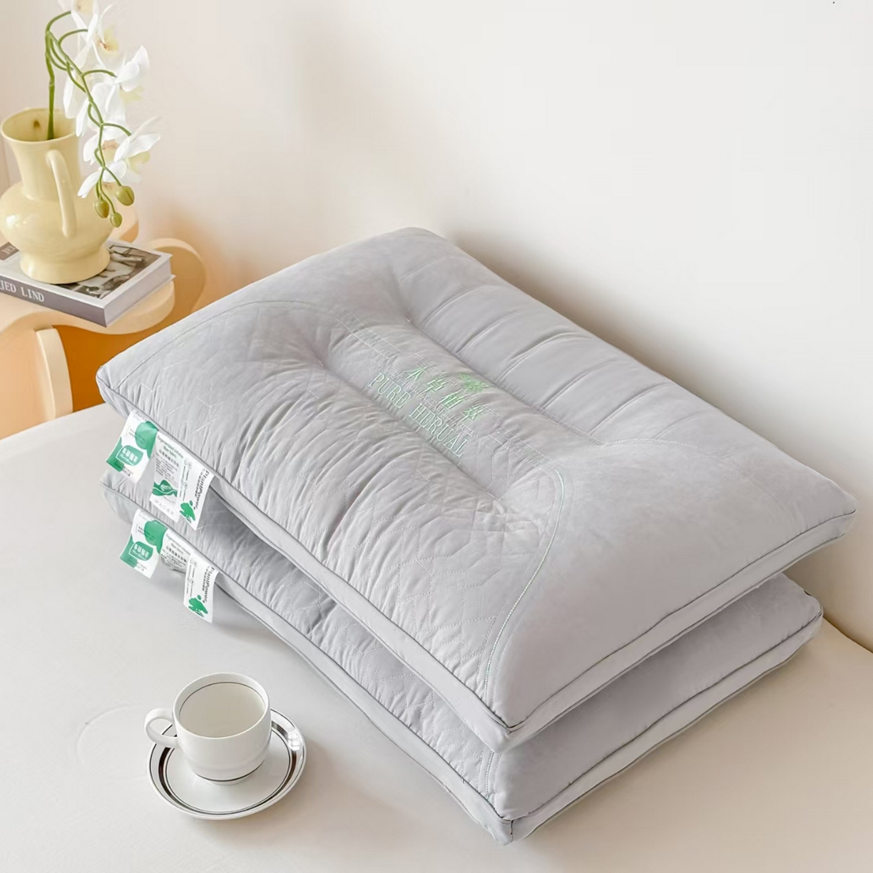 91家纺网 家纺一手货源 找家纺 （总）木子晗 2025新款本草植萃枕头枕芯