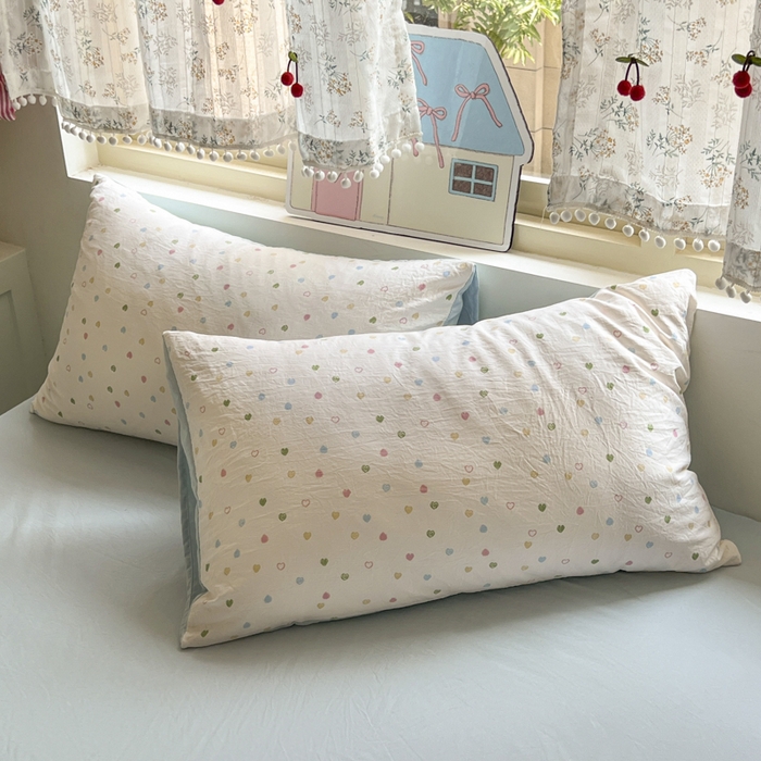 91家纺网 家纺一手货源 找家纺 （总）希丞家居 2025新款ins小清新水洗优嘉棉四件套