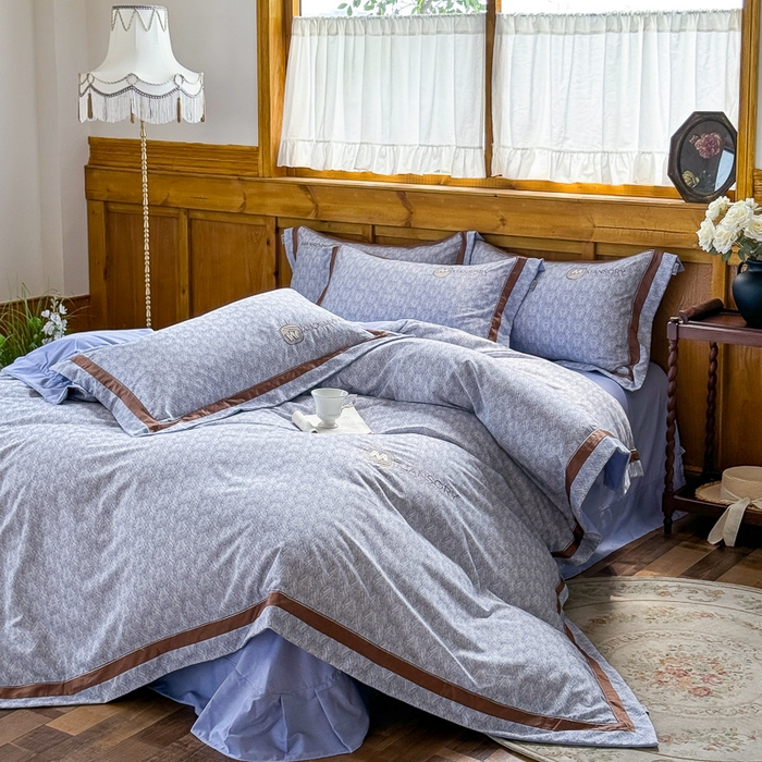 91家纺网 家纺一手货源 找家纺 （总）巧玲珑 20025新款工艺款刺绣绣花加厚天丝棉四件套