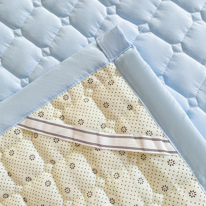 91家纺网 家纺一手货源 找家纺 （总）麒东家纺 2025新款学生纯色水洗棉夹棉床垫