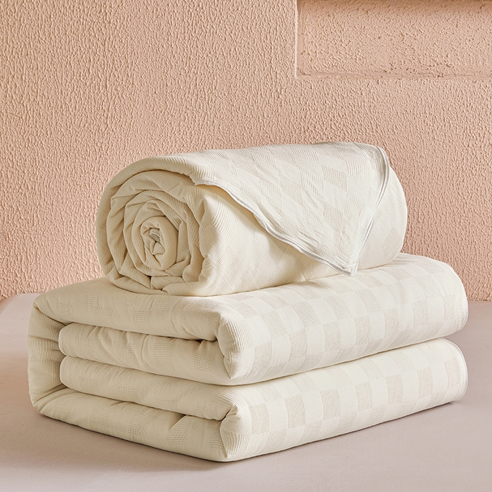 91家纺网 家纺一手货源 找家纺 （总）阳光被业 2025新款100%纯棉提花子母被冬被全棉大豆被春秋被学生夏被四季棉被