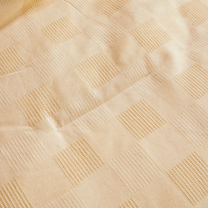 91家纺网 家纺一手货源 找家纺 阳光被业 2025新款100%纯棉提花子母被冬被全棉大豆被春秋被学生夏被四季棉被 黄色