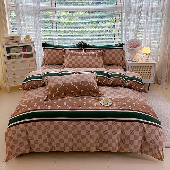 91家纺网 家纺一手货源 找家纺 （总）江南春家纺 2025新款全棉加厚喷气多规格磨毛四件套