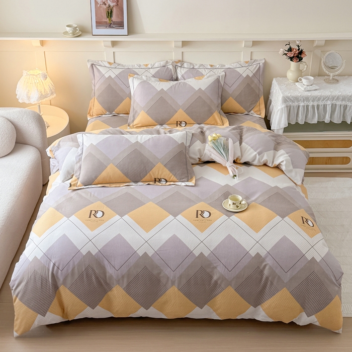 91家纺网 家纺一手货源 找家纺 （总）江南春家纺 2025新款全棉加厚喷气多规格磨毛四件套