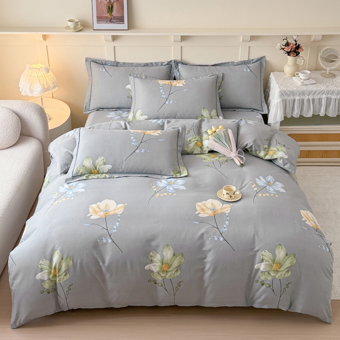 91家纺网 家纺一手货源 找家纺 （总）江南春家纺 2025新款全棉加厚喷气多规格磨毛四件套