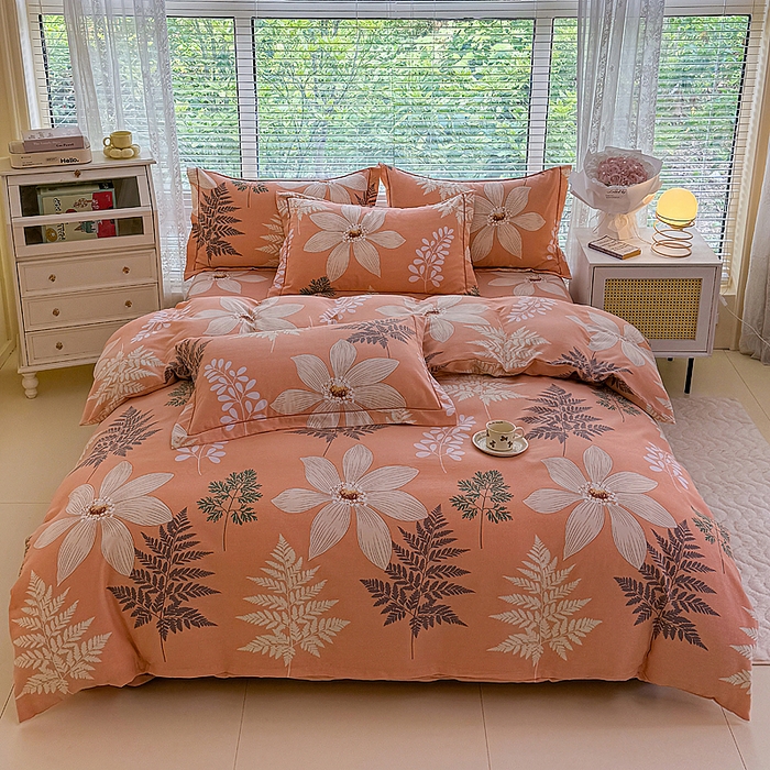 91家纺网 家纺一手货源 找家纺 （总）江南春家纺 2025新款全棉加厚喷气多规格磨毛四件套