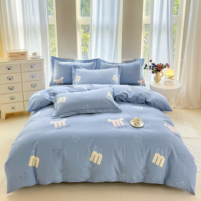 91家纺网 家纺一手货源 找家纺 （总）江南春家纺 2025新款全棉加厚喷气多规格磨毛四件套