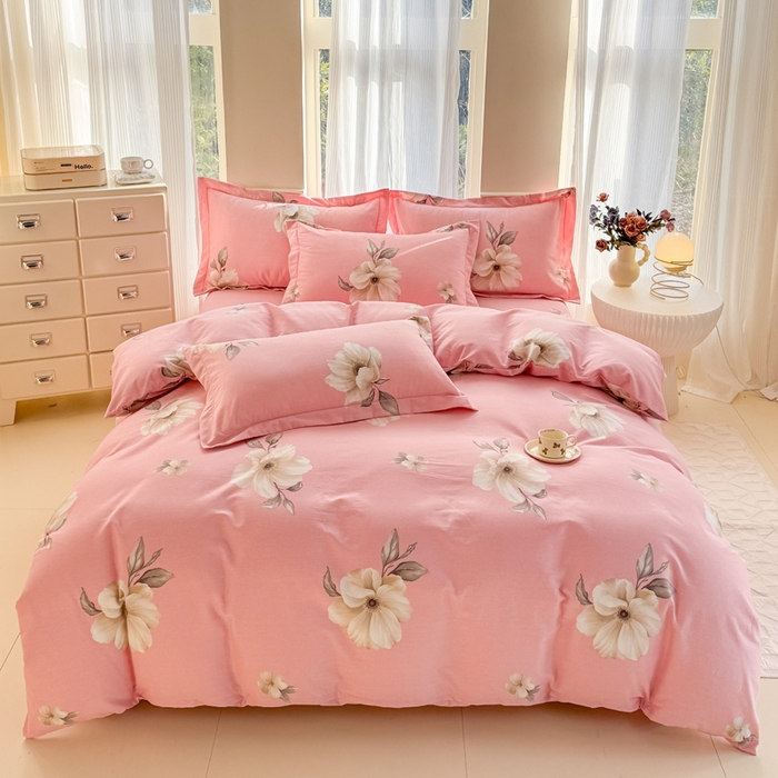 91家纺网 家纺一手货源 找家纺 （总）江南春家纺 2025新款全棉加厚喷气多规格磨毛四件套