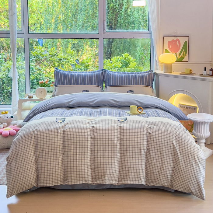 91家纺网 家纺一手货源 找家纺 （总）江南春家纺 2025新款全棉加厚喷气多规格磨毛四件套