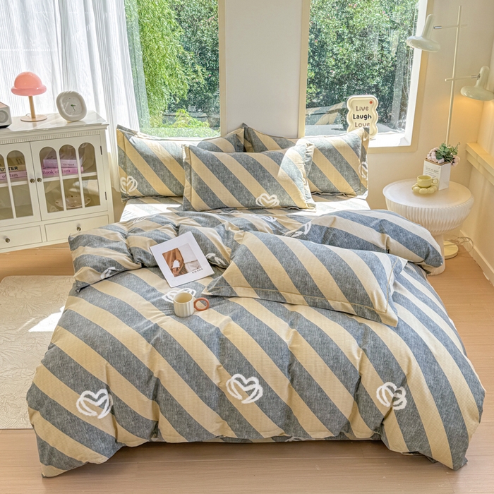 91家纺网 家纺一手货源 找家纺 （总）江南春家纺 2025新款全棉加厚喷气多规格磨毛四件套