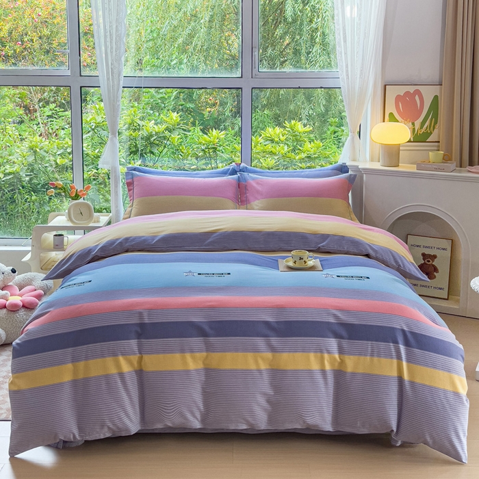 91家纺网 家纺一手货源 找家纺 （总）江南春家纺 2025新款全棉加厚喷气多规格磨毛四件套