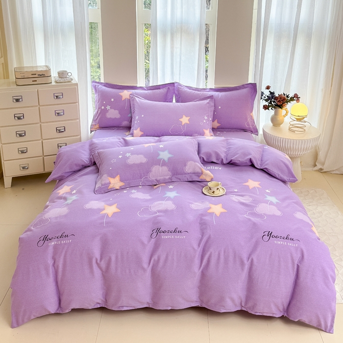 91家纺网 家纺一手货源 找家纺 （总）江南春家纺 2025新款全棉加厚喷气多规格磨毛四件套