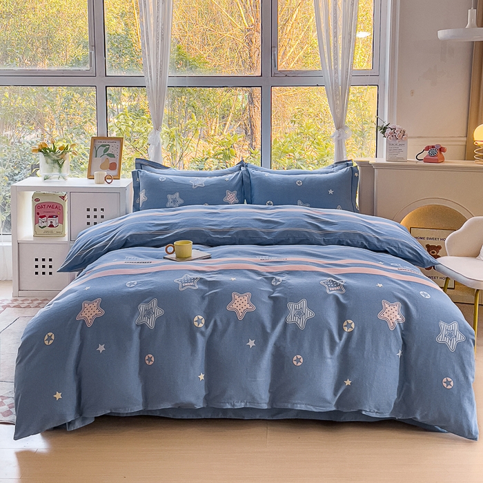 91家纺网 家纺一手货源 找家纺 （总）江南春家纺 2025新款全棉加厚喷气多规格磨毛四件套