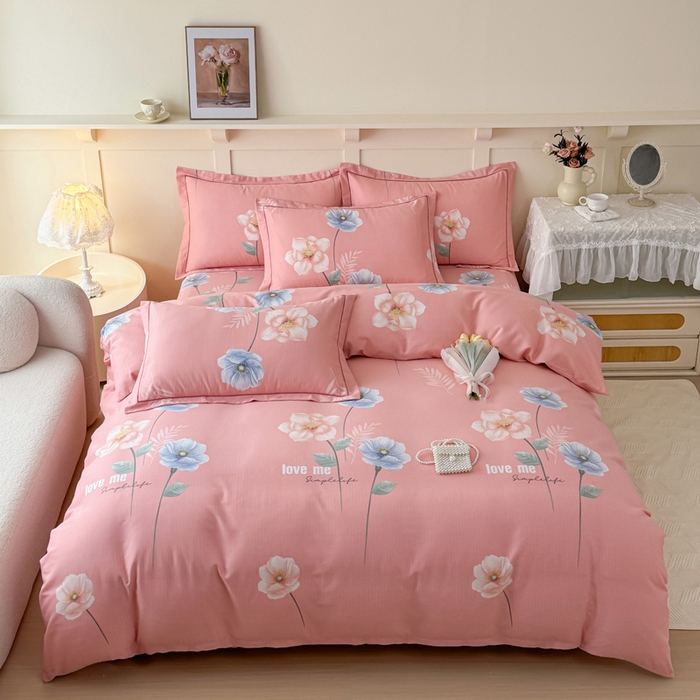 91家纺网 家纺一手货源 找家纺 （总）江南春家纺 2025新款全棉加厚喷气多规格磨毛四件套