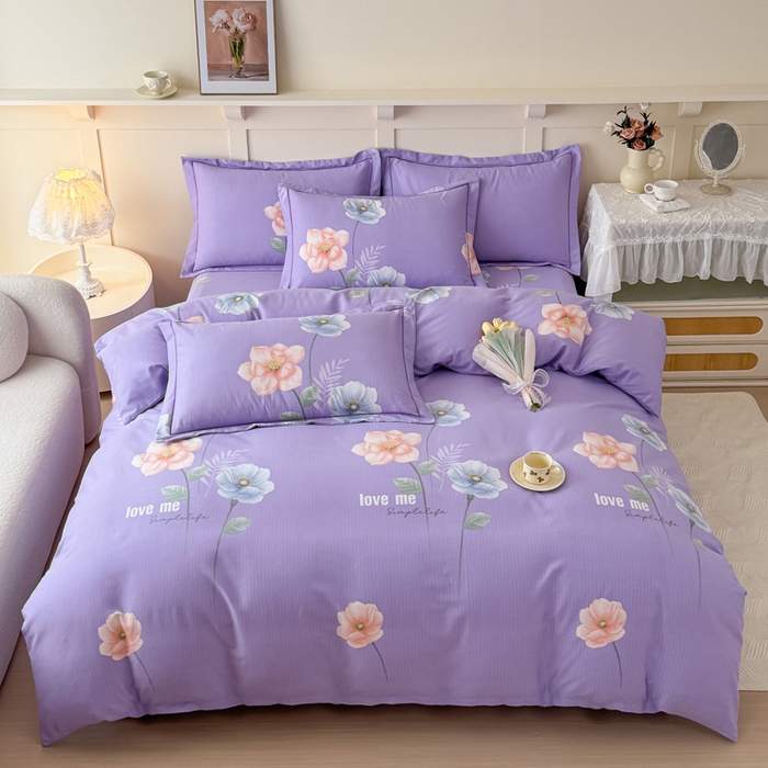 91家纺网 家纺一手货源 找家纺 （总）江南春家纺 2025新款全棉加厚喷气多规格磨毛四件套