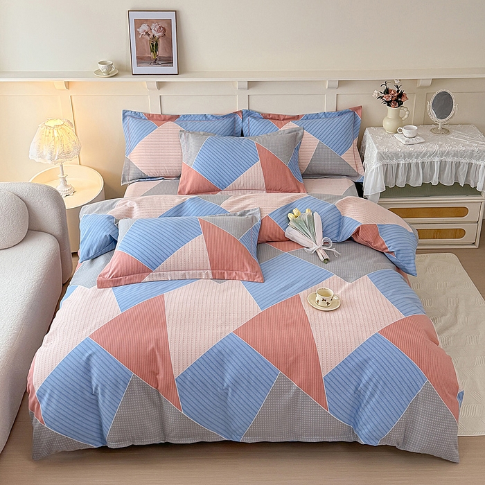 91家纺网 家纺一手货源 找家纺 （总）江南春家纺 2025新款全棉加厚喷气多规格磨毛四件套