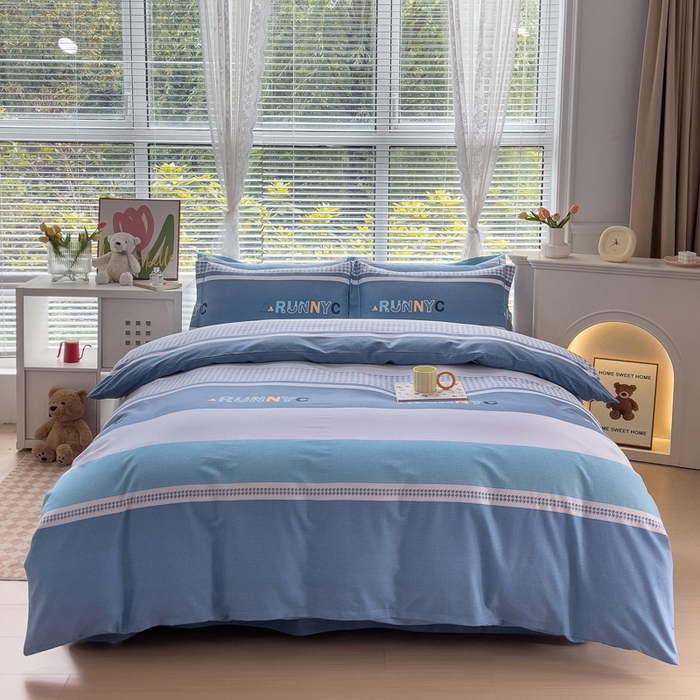 91家纺网 家纺一手货源 找家纺 （总）江南春家纺 2025新款全棉加厚喷气多规格磨毛四件套