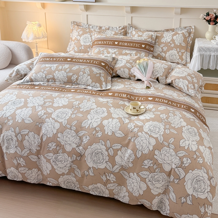 91家纺网 家纺一手货源 找家纺 （总）江南春家纺 2025新款全棉加厚喷气多规格磨毛四件套