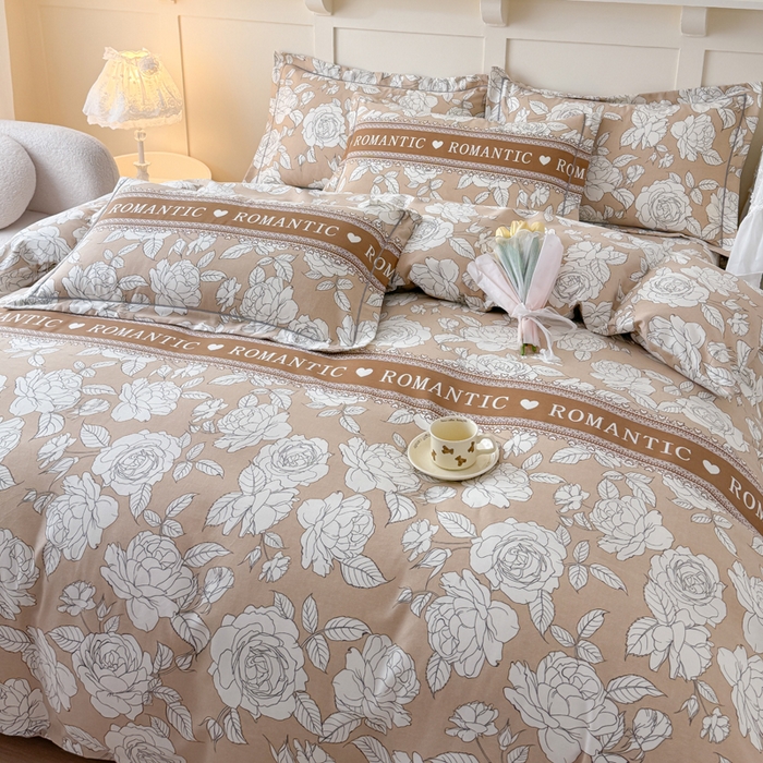 91家纺网 家纺一手货源 找家纺 （总）江南春家纺 2025新款全棉加厚喷气多规格磨毛四件套