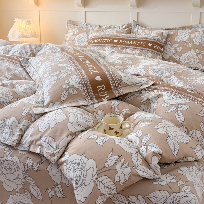 91家纺网 家纺一手货源 找家纺 （总）江南春家纺 2025新款全棉加厚喷气多规格磨毛四件套