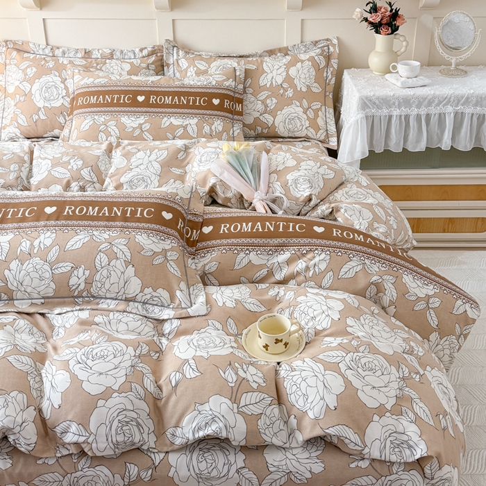 91家纺网 家纺一手货源 找家纺 （总）江南春家纺 2025新款全棉加厚喷气多规格磨毛四件套