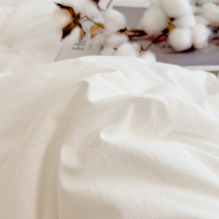 91家纺网 家纺一手货源 找家纺 宝士康家纺 2025新品10A抗菌无印风学生季春秋被/被芯/跨境/外贸 白色