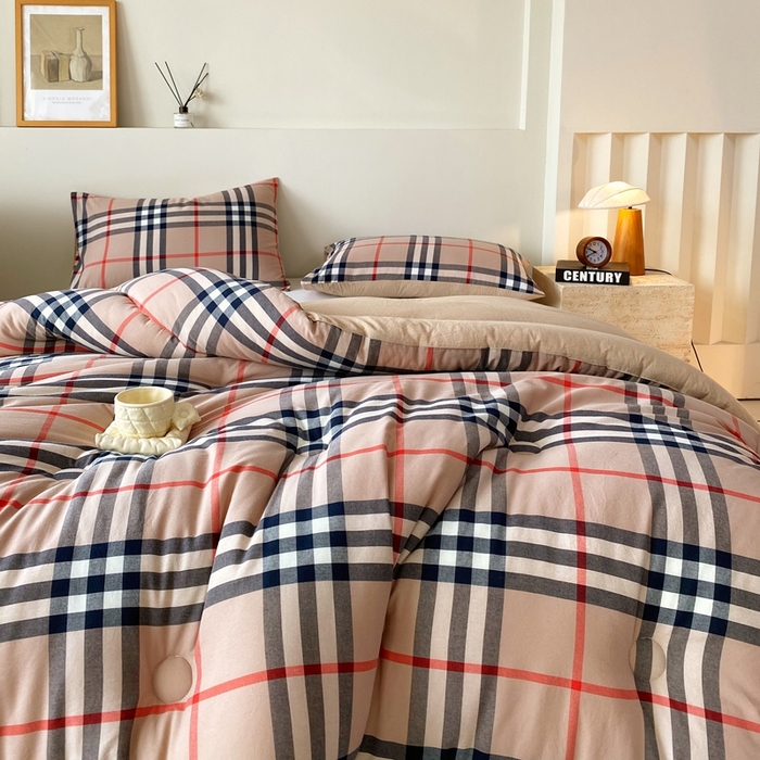 91家纺网 家纺一手货源 找家纺 宝士康家纺 2025新品10A抗菌无印风学生季春秋被/被芯/跨境/外贸 宝利格