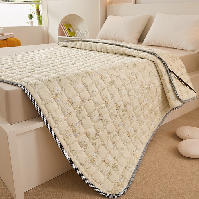 91家纺网 家纺一手货源 找家纺 （总）丽诺床垫 2022新款双面全棉130*70薄床垫