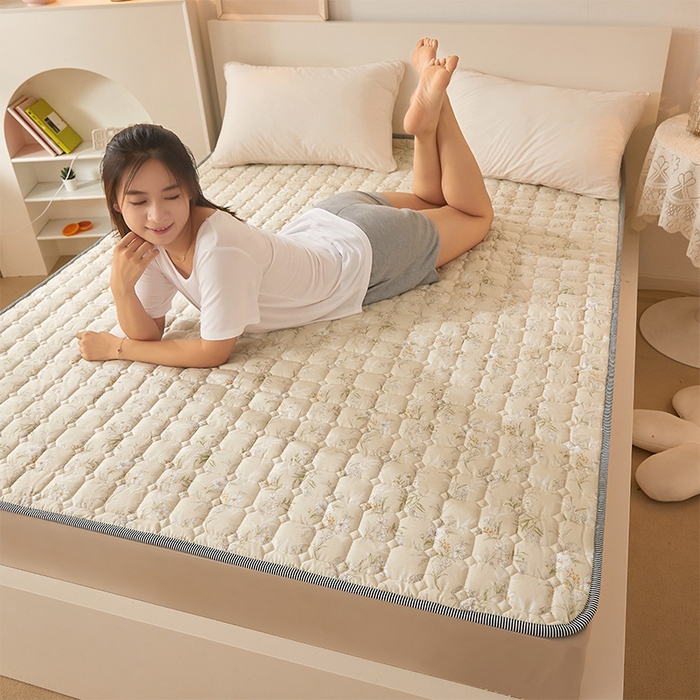 91家纺网 家纺一手货源 找家纺 （总）丽诺床垫 2022新款双面全棉130*70薄床垫