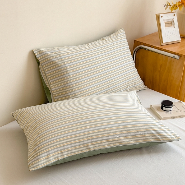 91家纺网 家纺一手货源 找家纺 宝士康家纺 2025新品10A抗菌无印风学生季春秋被/被芯/跨境/外贸 小绿条