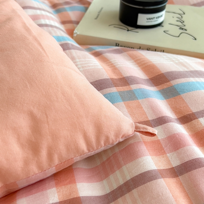 91家纺网 家纺一手货源 找家纺 宝士康家纺 2025新品10A抗菌无印风学生季春秋被/被芯/跨境/外贸 英伦粉