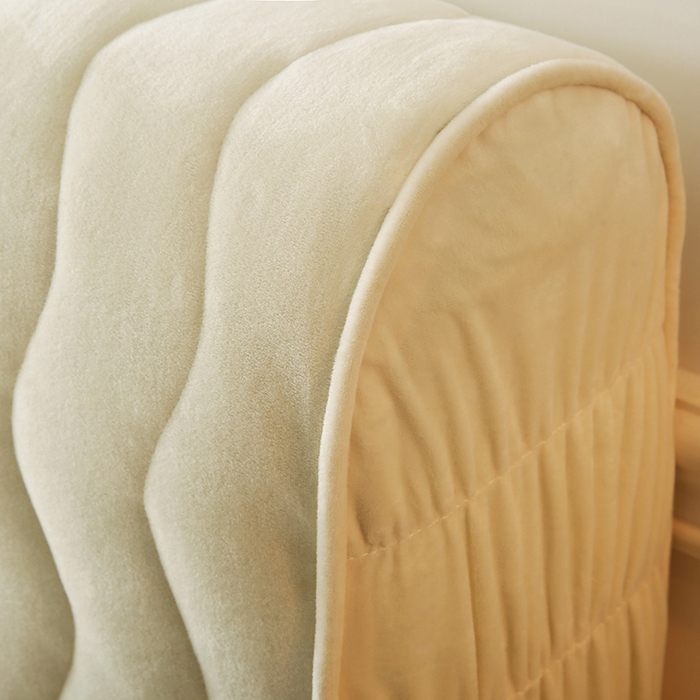 91家纺网 家纺一手货源 找家纺 （总）怡源梦 2025新款亲肤舒适荷兰绒曲线床头罩