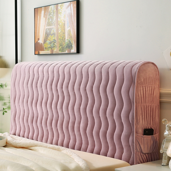 91家纺网 家纺一手货源 找家纺 （总）怡源梦 2025新款亲肤舒适荷兰绒曲线床头罩