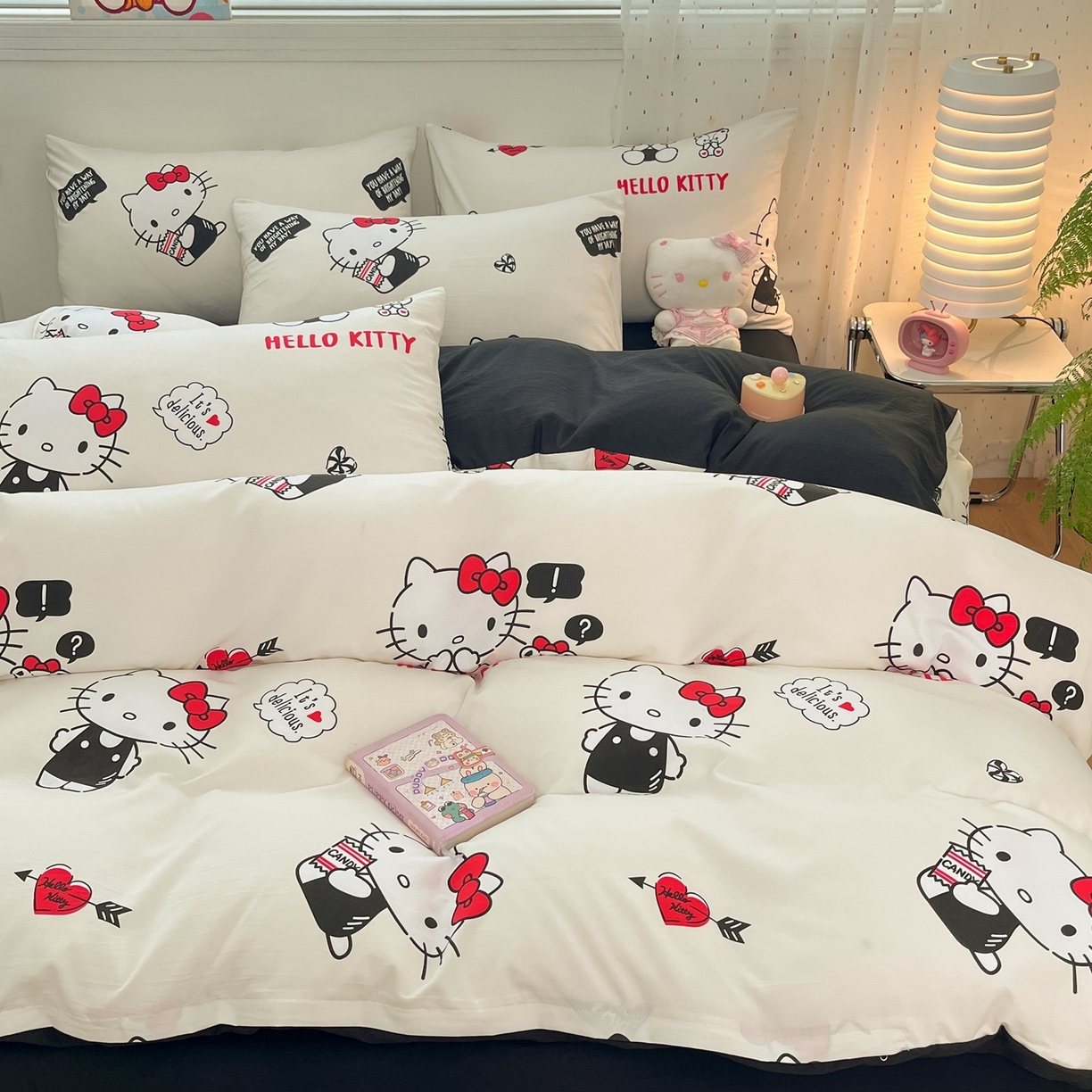 91家纺网 家纺一手货源 找家纺 （总）海岛哥哥 2025学生季新款超柔云朵棉正版三丽鸥四件套第二批-大床图