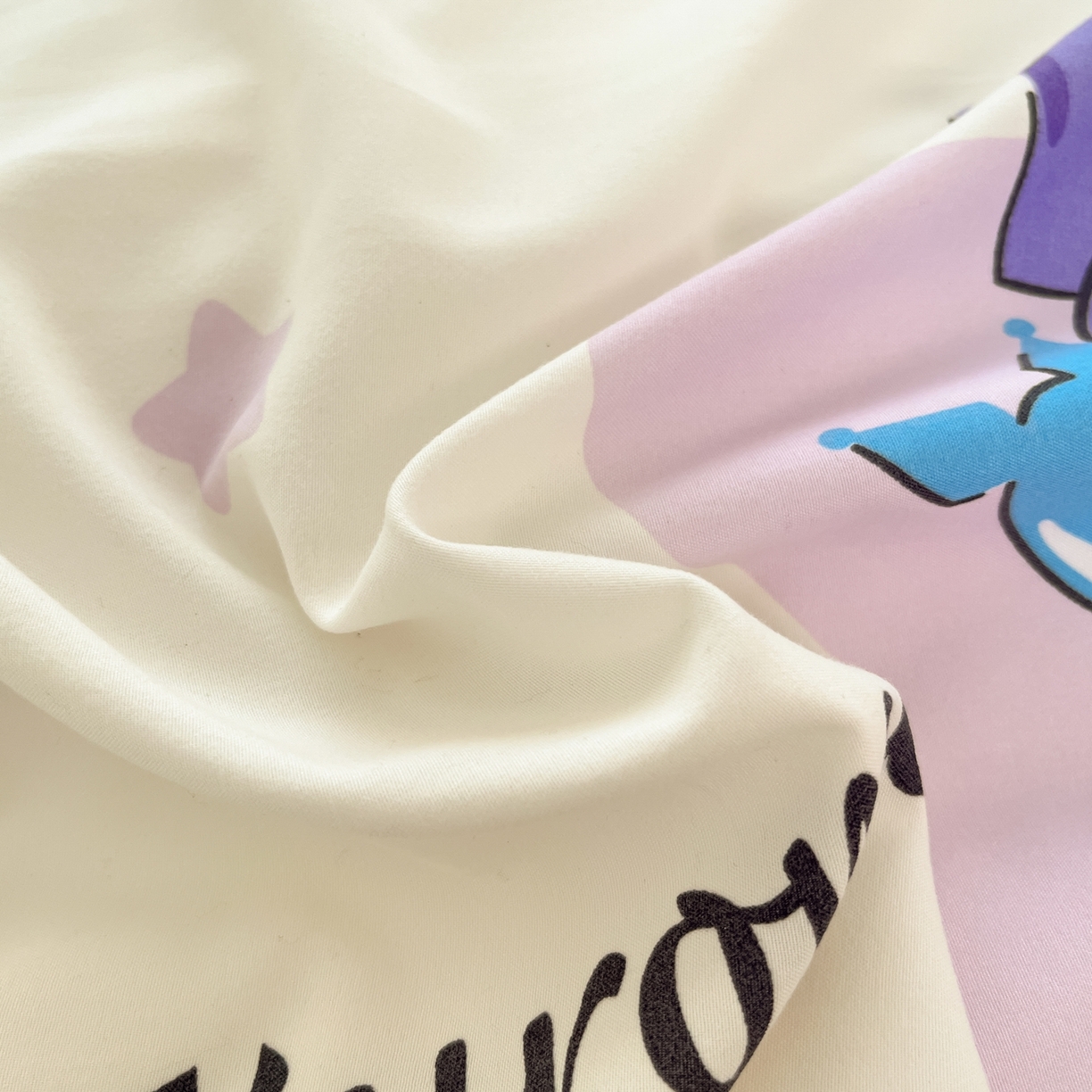 91家纺网 家纺一手货源 找家纺 海岛哥哥 2025学生季新款超柔云朵棉正版三丽鸥四件套第二批-大床图 三丽鸥-五星库洛米