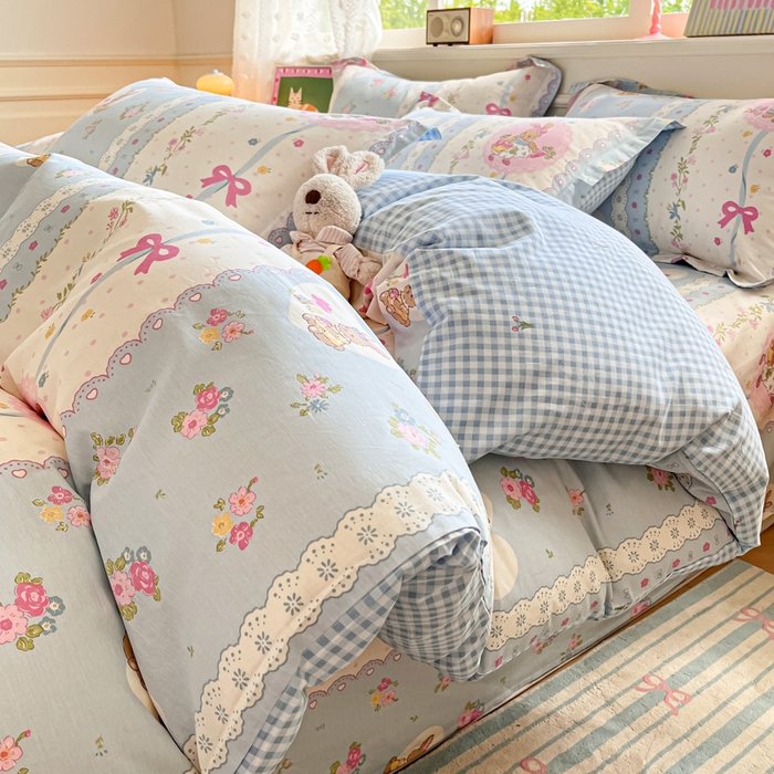 91家纺网 家纺一手货源 找家纺 （总）花梦欣 2025新款全棉印花单品系列-单被套