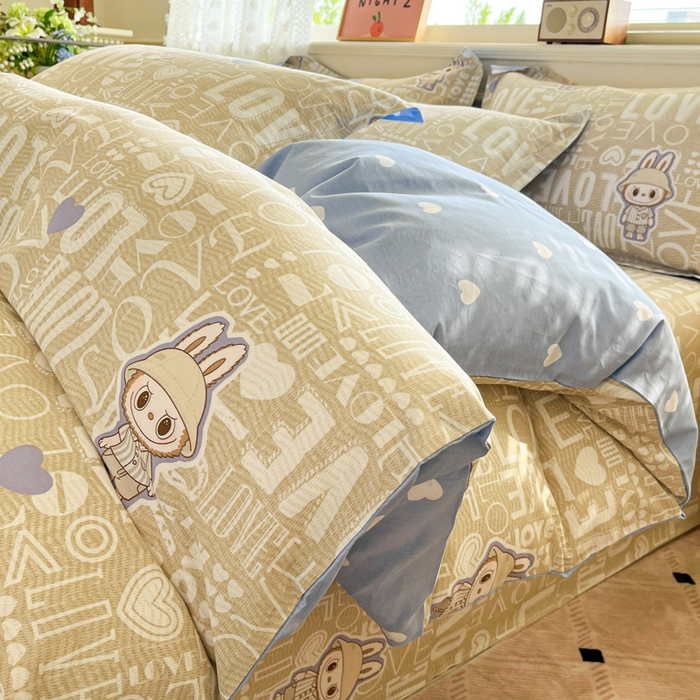 91家纺网 家纺一手货源 找家纺 （总）花梦欣 2025新款全棉印花单品系列-单被套