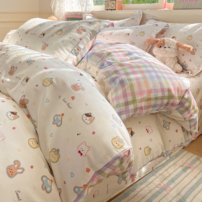 91家纺网 家纺一手货源 找家纺 （总）花梦欣 2025新款全棉印花单品系列-单被套