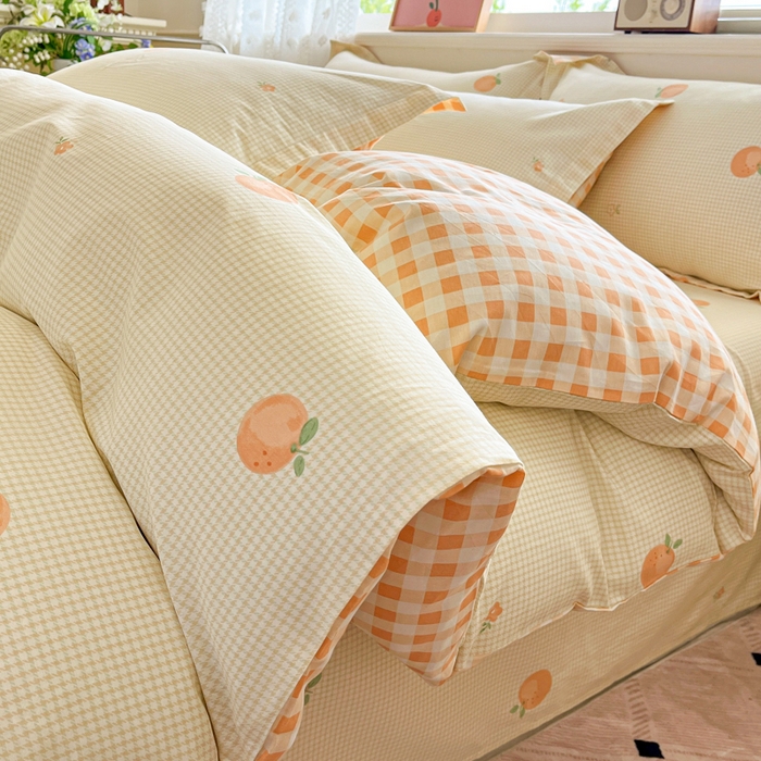 91家纺网 家纺一手货源 找家纺 （总）花梦欣 2025新款全棉印花单品系列-单被套