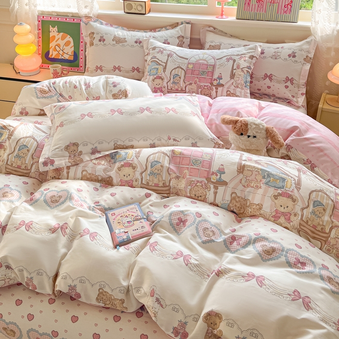 91家纺网 家纺一手货源 找家纺 （总）花梦欣 2025新款全棉印花单品系列-单被套