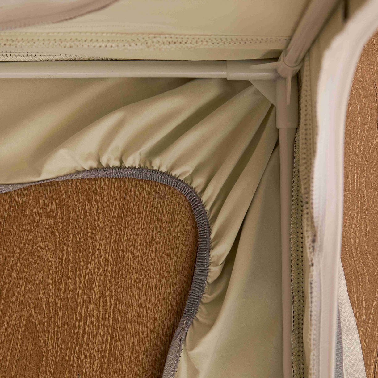 91家纺网 家纺一手货源 找家纺 卓尔居 2025新款强遮光学生宿舍上下铺遮光蚊帐床帘-遮光大师 灰色