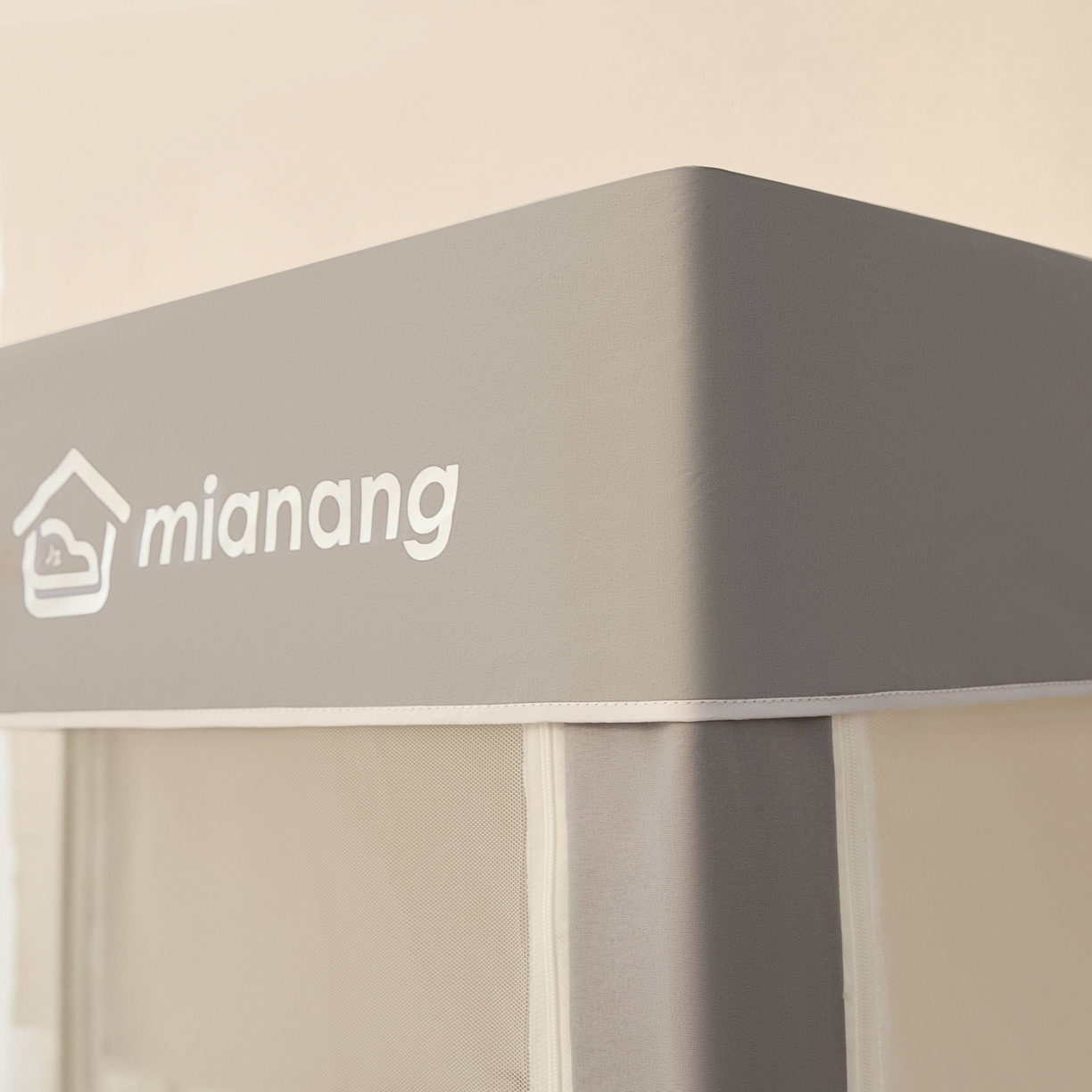 91家纺网 家纺一手货源 找家纺 卓尔居 2025新款强遮光学生宿舍上下铺遮光蚊帐床帘-遮光大师 灰色