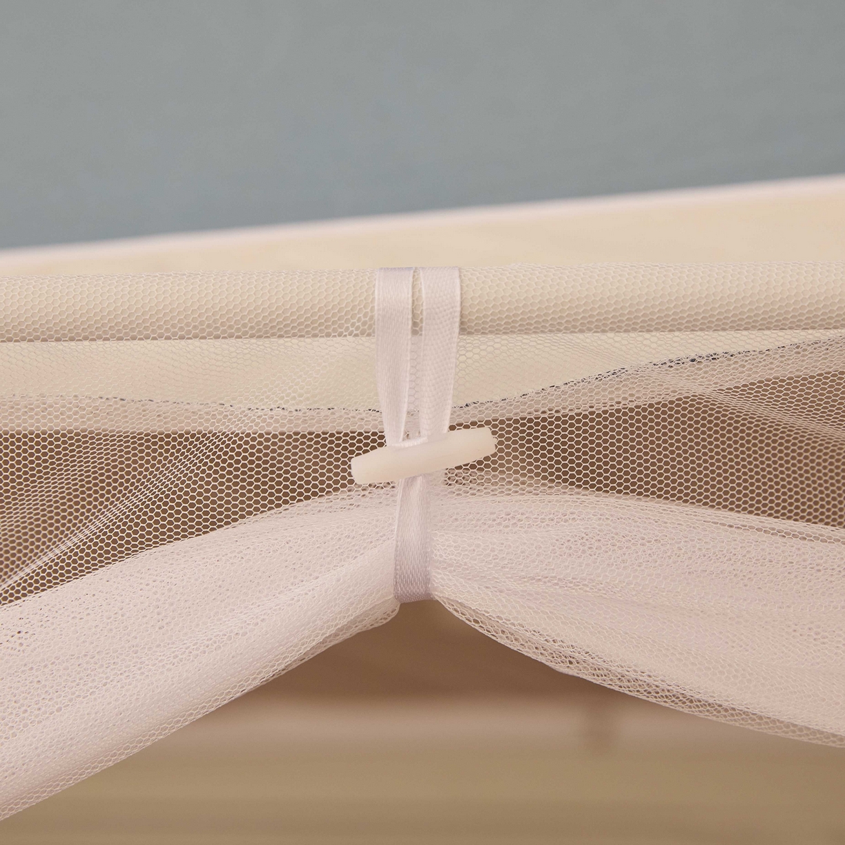 91家纺网 家纺一手货源 找家纺 卓尔居 2025新款强遮光学生宿舍上下铺遮光蚊帐床帘-遮光大师 蓝灰