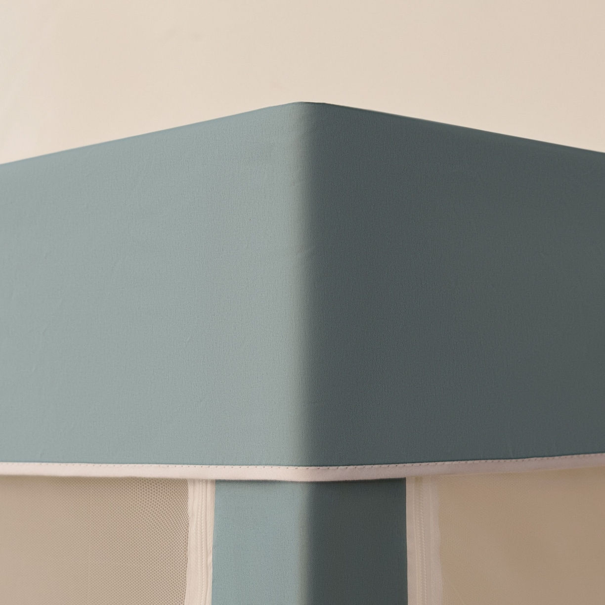 91家纺网 家纺一手货源 找家纺 卓尔居 2025新款强遮光学生宿舍上下铺遮光蚊帐床帘-遮光大师 蓝灰