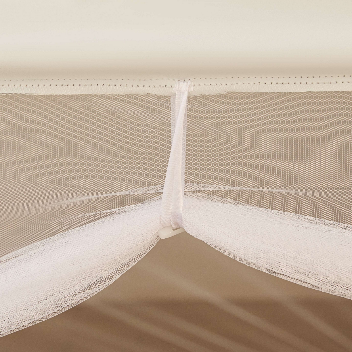 91家纺网 家纺一手货源 找家纺 卓尔居 2025新款强遮光学生宿舍上下铺遮光蚊帐床帘-遮光大师 米色