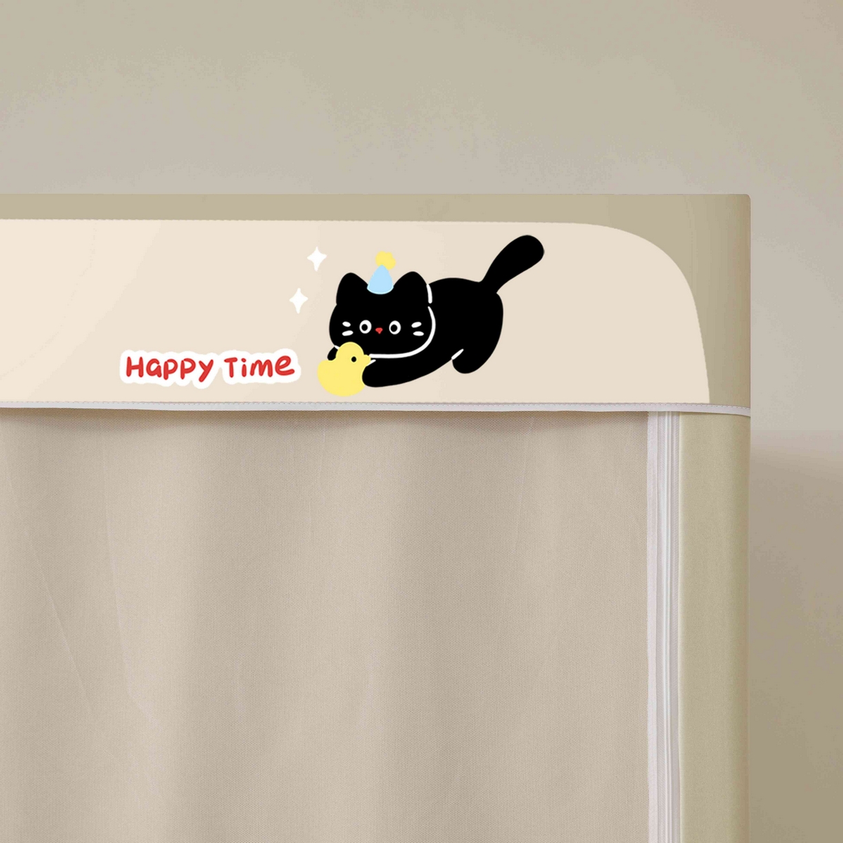 91家纺网 家纺一手货源 找家纺 卓尔居 2025新款强遮光学生宿舍上下铺遮光蚊帐床帘-遮光大师 小粉盒