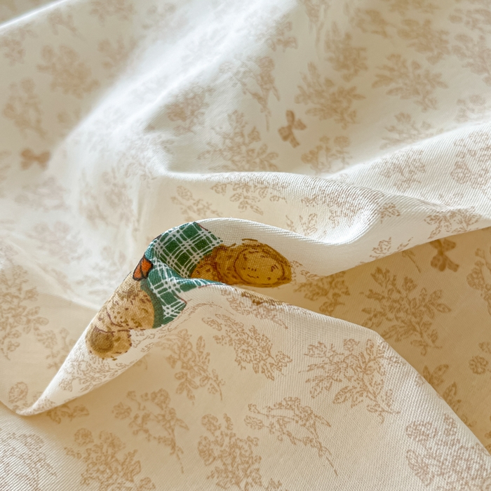 91家纺网 家纺一手货源 找家纺 花梦欣 2025新款全棉印花单品系列-单被套 果酱电台