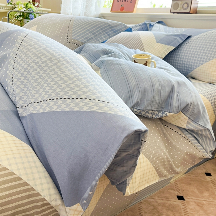 91家纺网 家纺一手货源 找家纺 花梦欣 2025新款全棉印花单品系列-单被套 光辉岁月