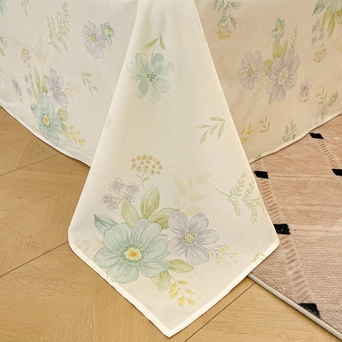 91家纺网 家纺一手货源 找家纺 花梦欣 2025新款全棉印花单品系列-单被套 蝶舞恋曲